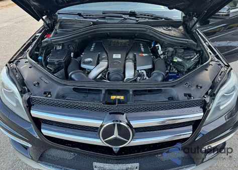 2013 Mercedes-Benz Gl 63 Amg z USA, uszkodzony, nr VIN 4JGDF7EE9DA221900